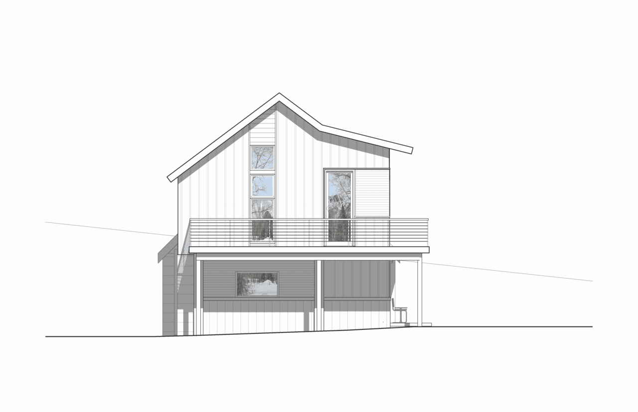 Marble Chateau West Elevation